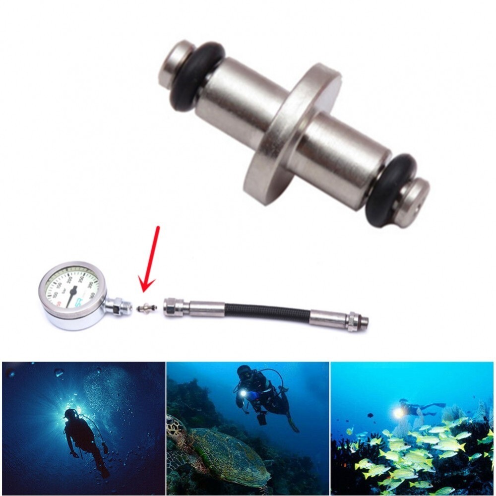 Scuba Diving High Pressure Pipe Valve Core & T End Air Spool with O