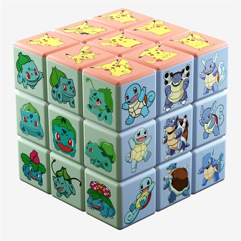 Pokemon Cube 3x3x3 Speed Cube 3x3 Magic Cube Puzzle Toy | Shopee ...