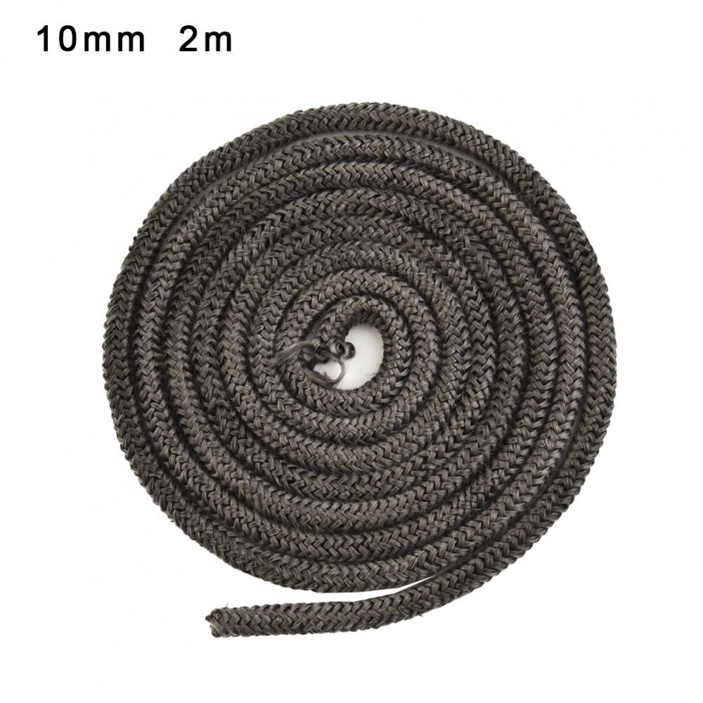 2M Stove Fiberglass Fire Rope Wood Burning Stove Door Sealing Gasket 10