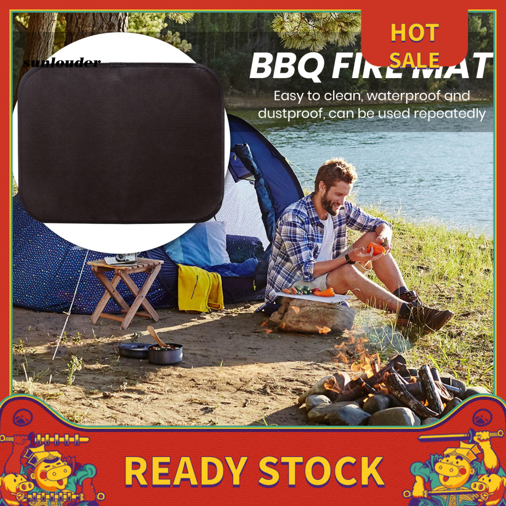 SL Fireproof Mat Bbq Fireproof Mat Fireproof Bbq Mat for Outdoor ...