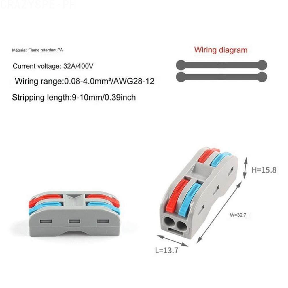 Achieve Reliable Connections with 50pcs Reusable Spring Lever Terminal ...