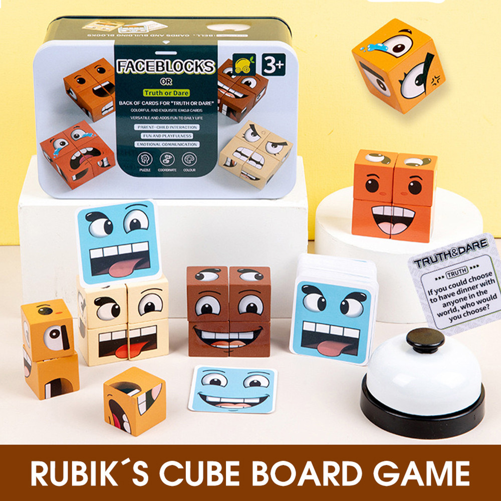 Rubik's Educational Board Puzzle Changing Block | Shopee Philippines