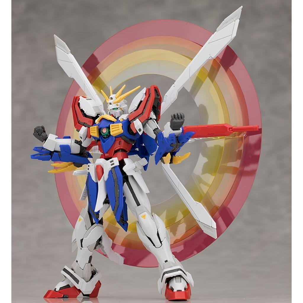 (with base + decal) Assembled gundam Model RG R37 God HG | Shopee ...