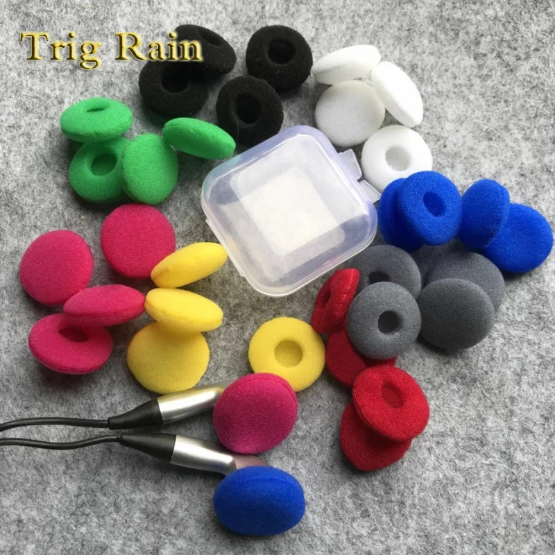 20pcs Ear Pads For Headphones Foam 18mm Sponge Bluetooth Earphones ...