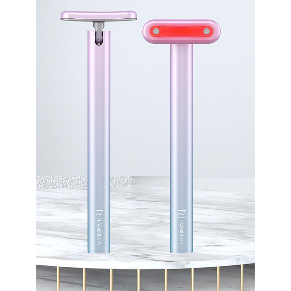 Yetoone New 4 in 1 Facial Wand LED Red Light Therapy Facial Massage ...