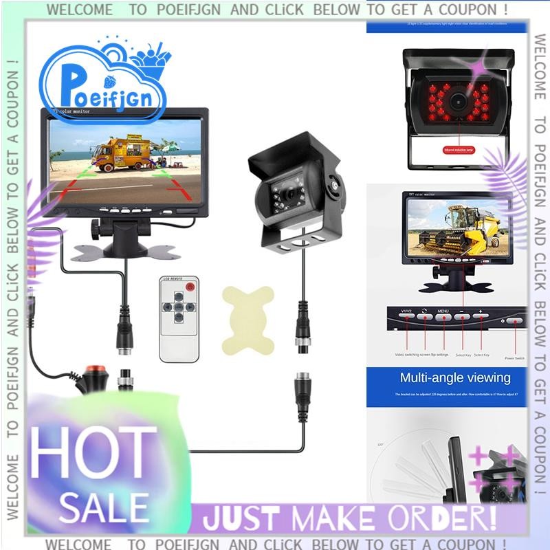 Car AHD Rear View Camera with Monitor for Truck Parking Trailer 24V ...