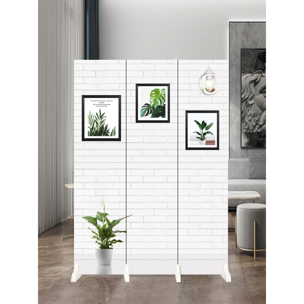 Simple Small Screen Partition Wall Nordic Modern Minimalist Bathroom ...