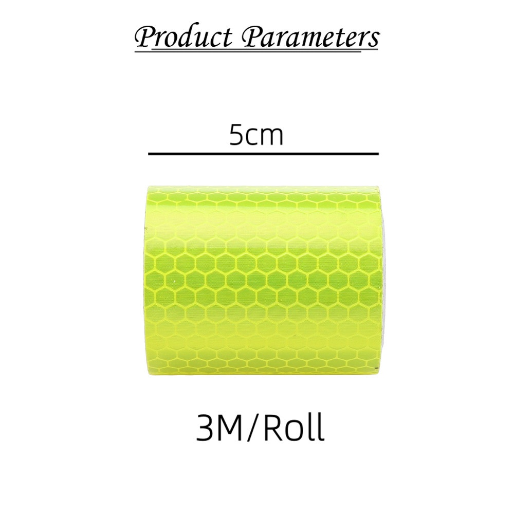 3m x 5cm Reflective Sticker Car Warning Safety Reflection Tape Film ...