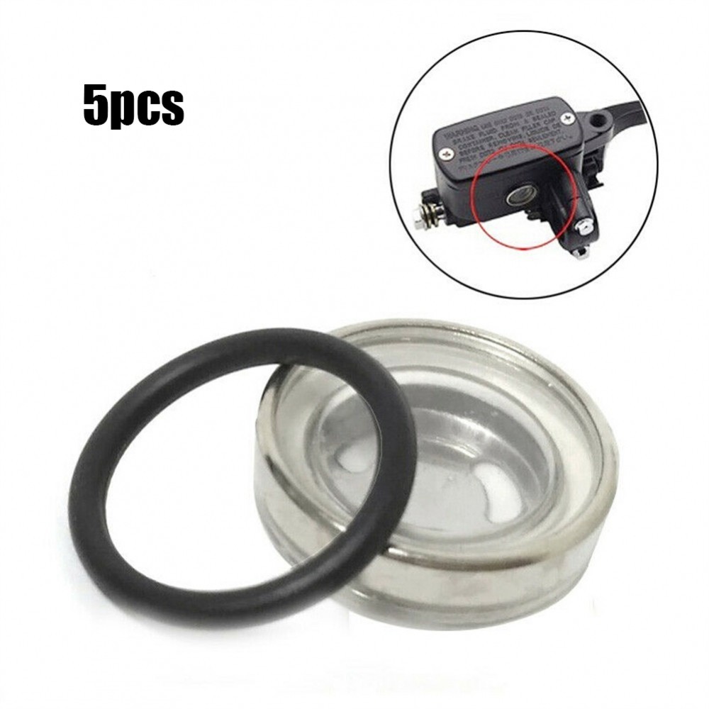 Easy to Install 18mm Motorcycle Bike Brake Fluid Reservoir Sight Glass