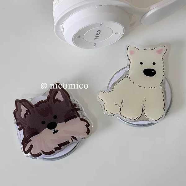 magsafe popsocket pop socket Niche cute cartoon dog Apple Magsafe ...