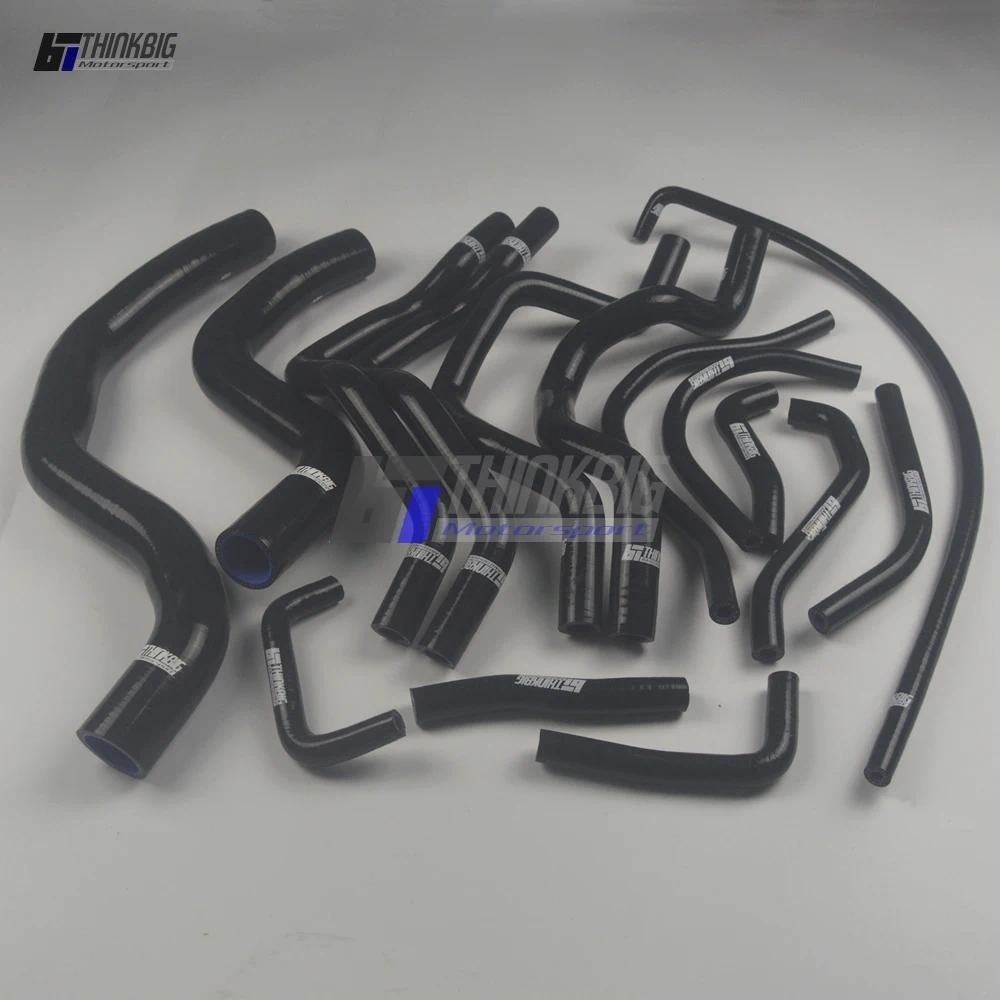 Durite Silicone Turbo Intercooler Noire Pour Mitsubishi Lancer EVO7/8/9 CT9A 4G63