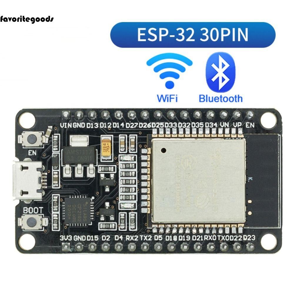 FAVORITEGOODS ESP32 ESP-32S Development Board, ESP-WROOM-32 Dual-Mode ...