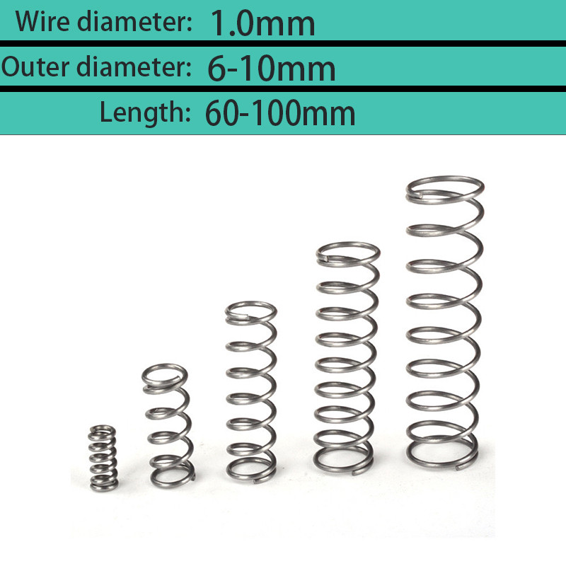 10pcs 304 stainless steel Outer diameter 6-10mm, wire diameter 1.0mm ...