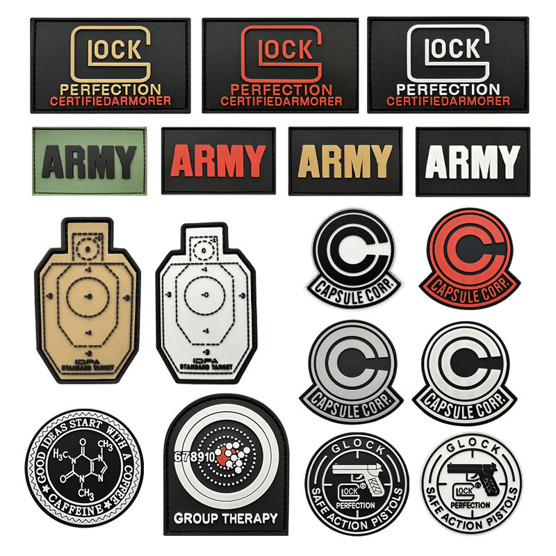 [Custom Velcro patch]HK Glock target shooting PVC CAPSULE CORP tactics ...