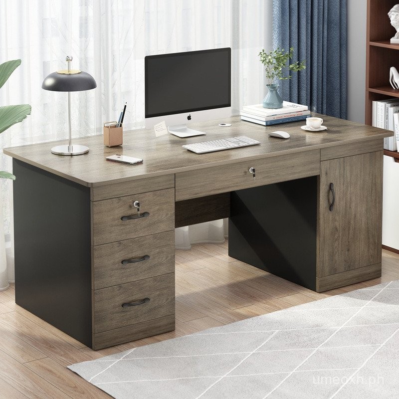 Office Desk Office Office Office Staff Desk and Chair Combination ...