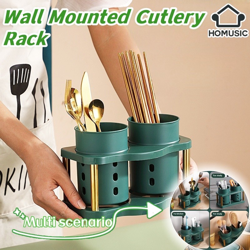 Multifunctional Wall Mounted Cutlery Rack Cutlery Chopstick Cutlery ...
