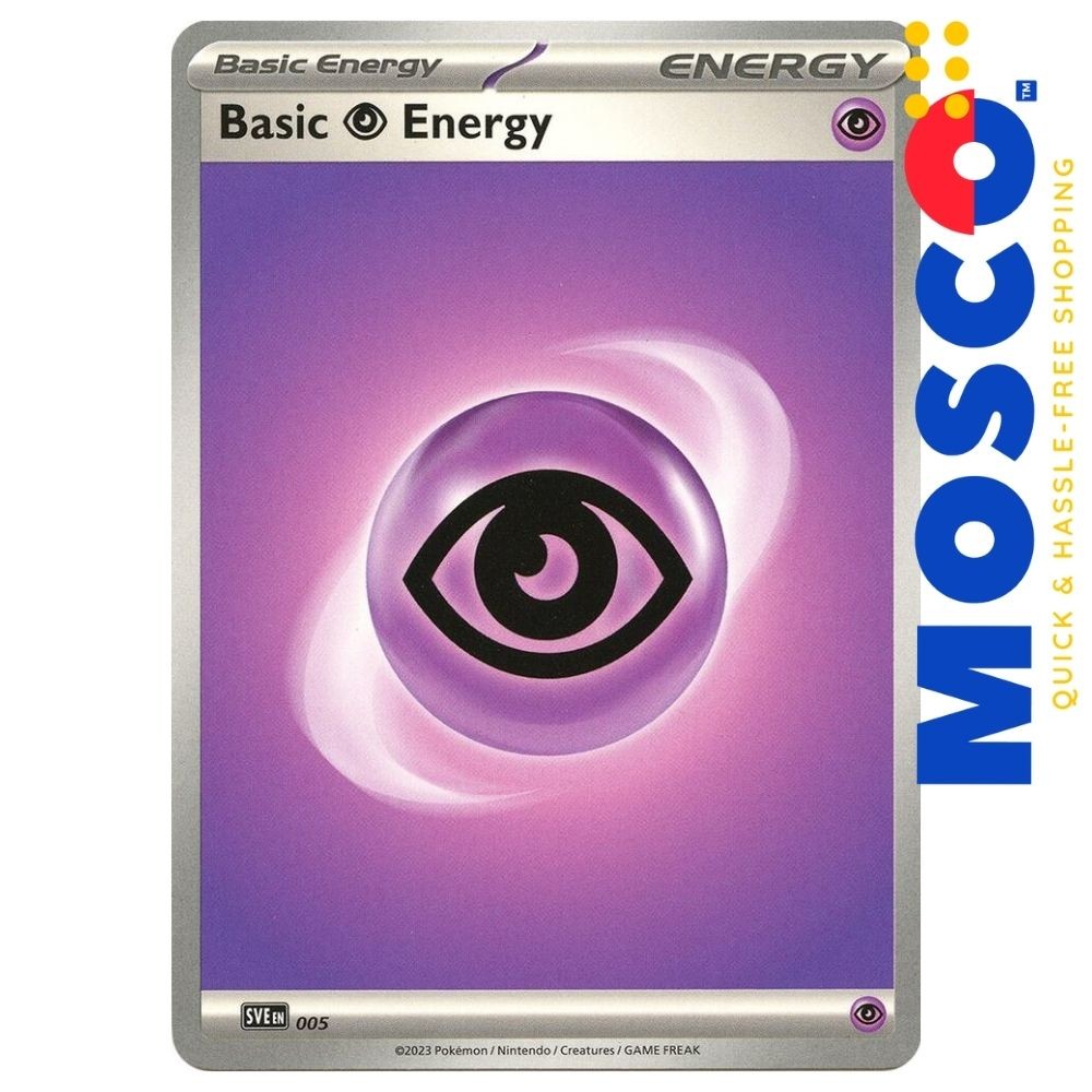 Basic Psychic Energy 5pcs - SVE005 Scarlet & Violet | Pokemon TCG ...