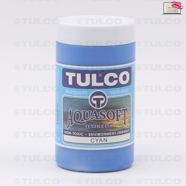 [250G] Tulco Aquasoft CMYK Textile Ink – Water-Based, Soft Finish for ...