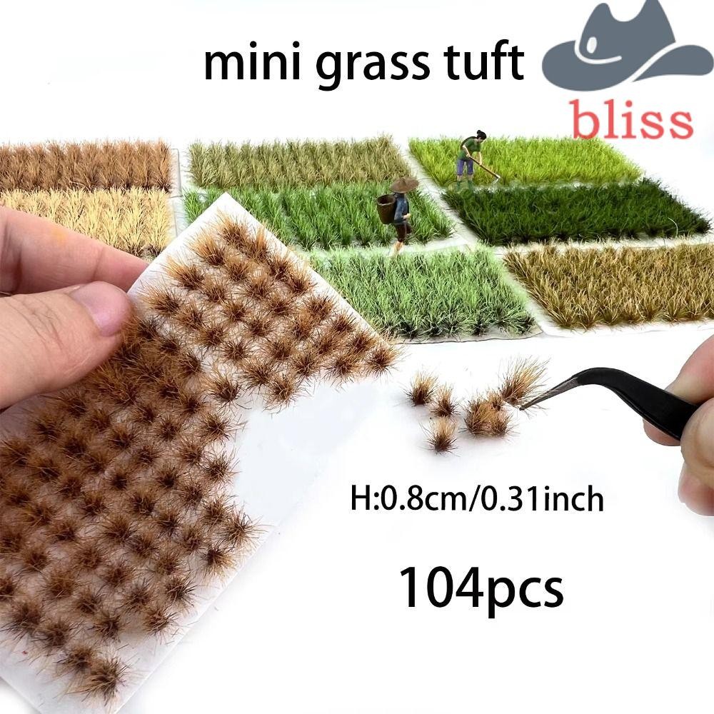 BLISS Grass Tuft Model, Static Scenery Terrain Model Kit Miniature ...