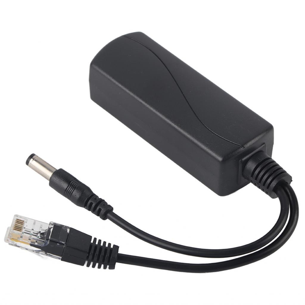 Mingxiu 48V to 12V POE Connectors Adapter Cable Splitter Injector AP