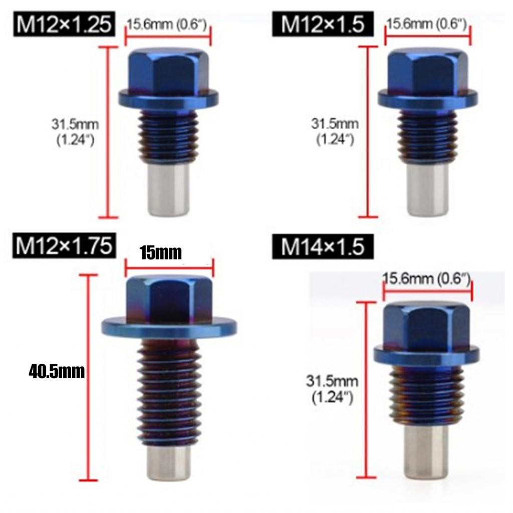 Haichao Oil Drain Plug Aluminum Alloy Pan Sump Return Bung