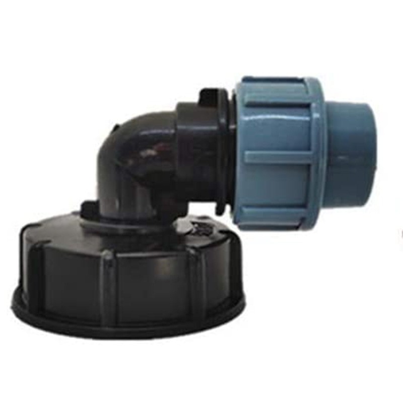 PP+IBC Ton Barrel Water Tank Valve Connector Elbow Outlet Hand Tools ...