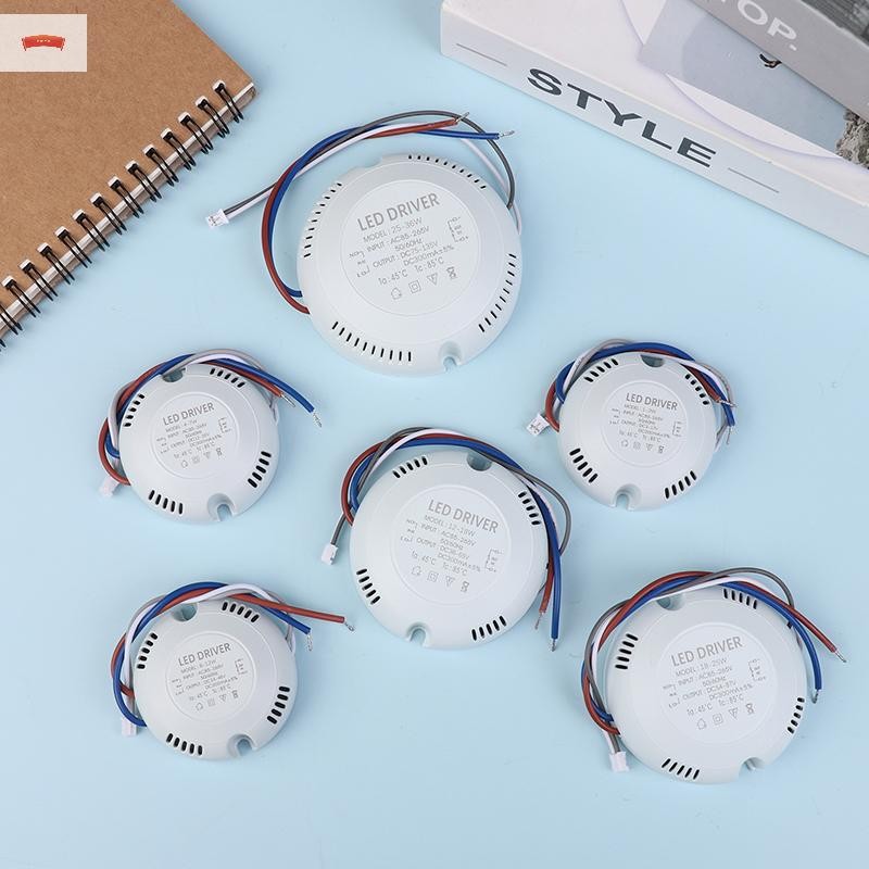 YESC Round LED Driver AC85-265V To DC3-135V Power Supply Adapter ...