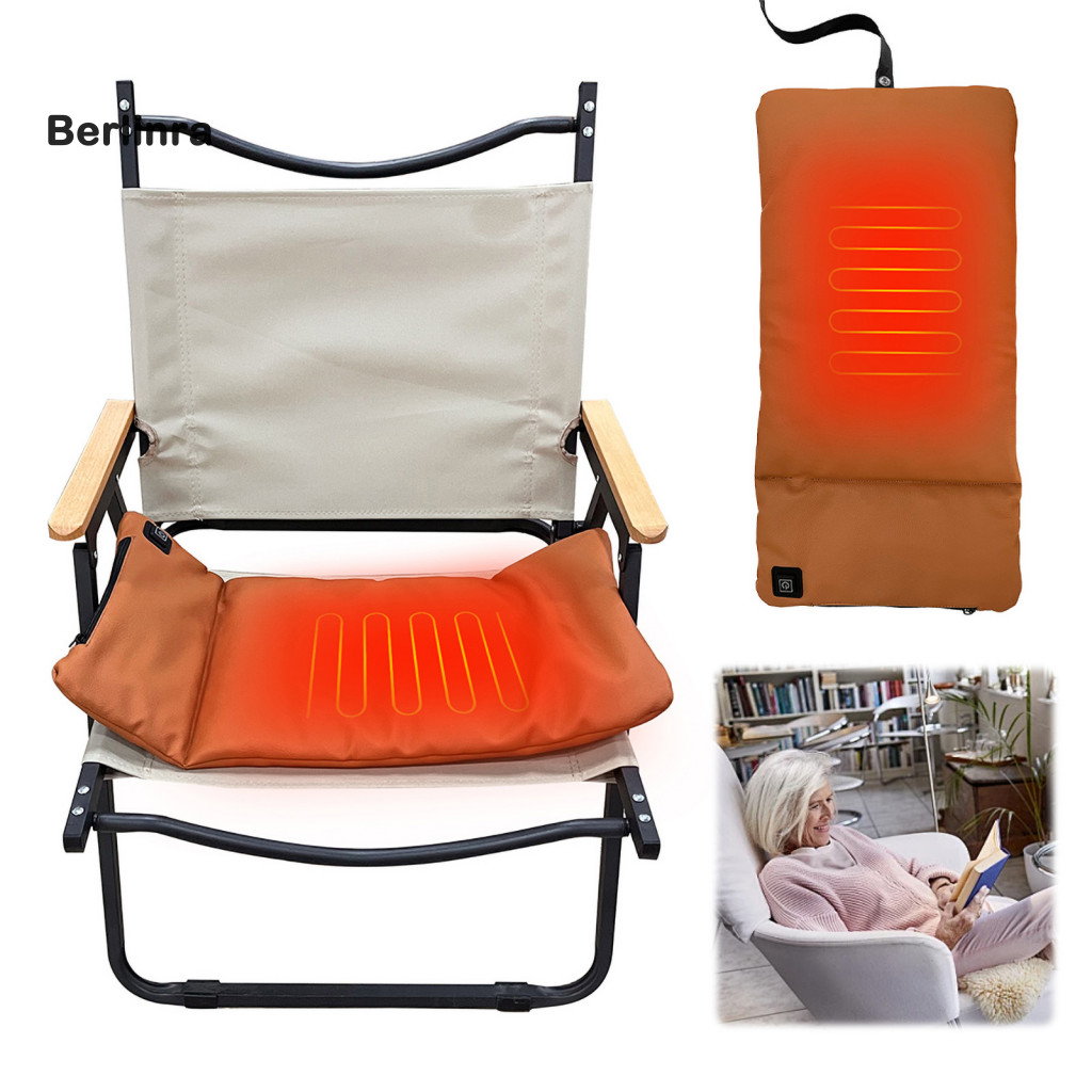 Portable Thermal Cushion Support Reference: Ber Stadium Seat Cushion Portable Usb Heated Seat Cushion Waterproof