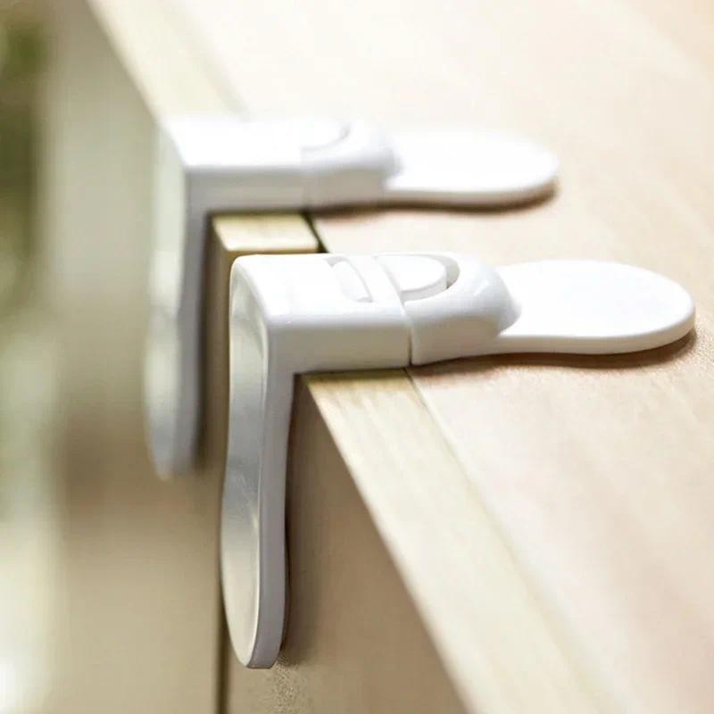 Baby Lock Drawer Lock anti-clamp hand cabinet white drawer lock ...