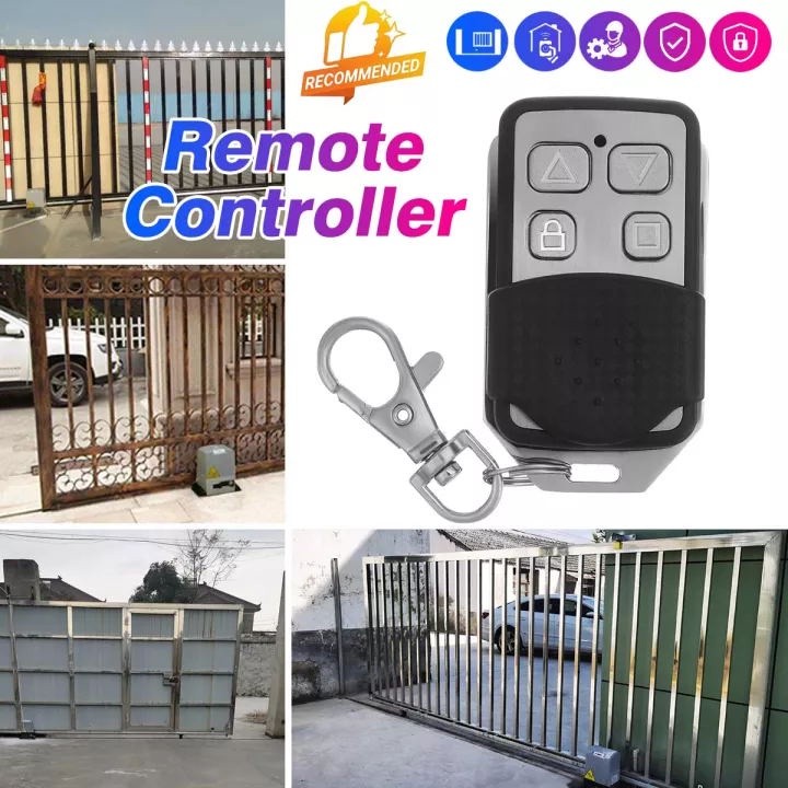 4-Key Wireless Remote Control - Universal for Electric Sliding Gate ...