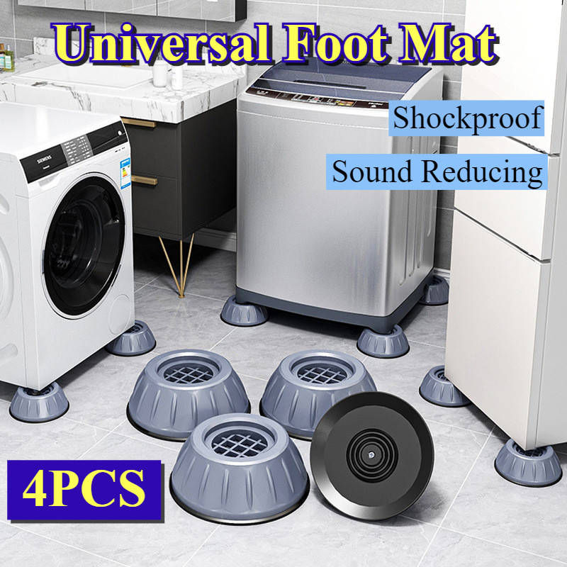 【Universal】Washing Machine Foot Pads Anti-Vibration Silicone Pad Bottom ...