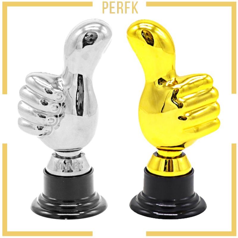 [Perfk] Thumbs up Trophy Winning Prize Game Trophy Competition Gift ...