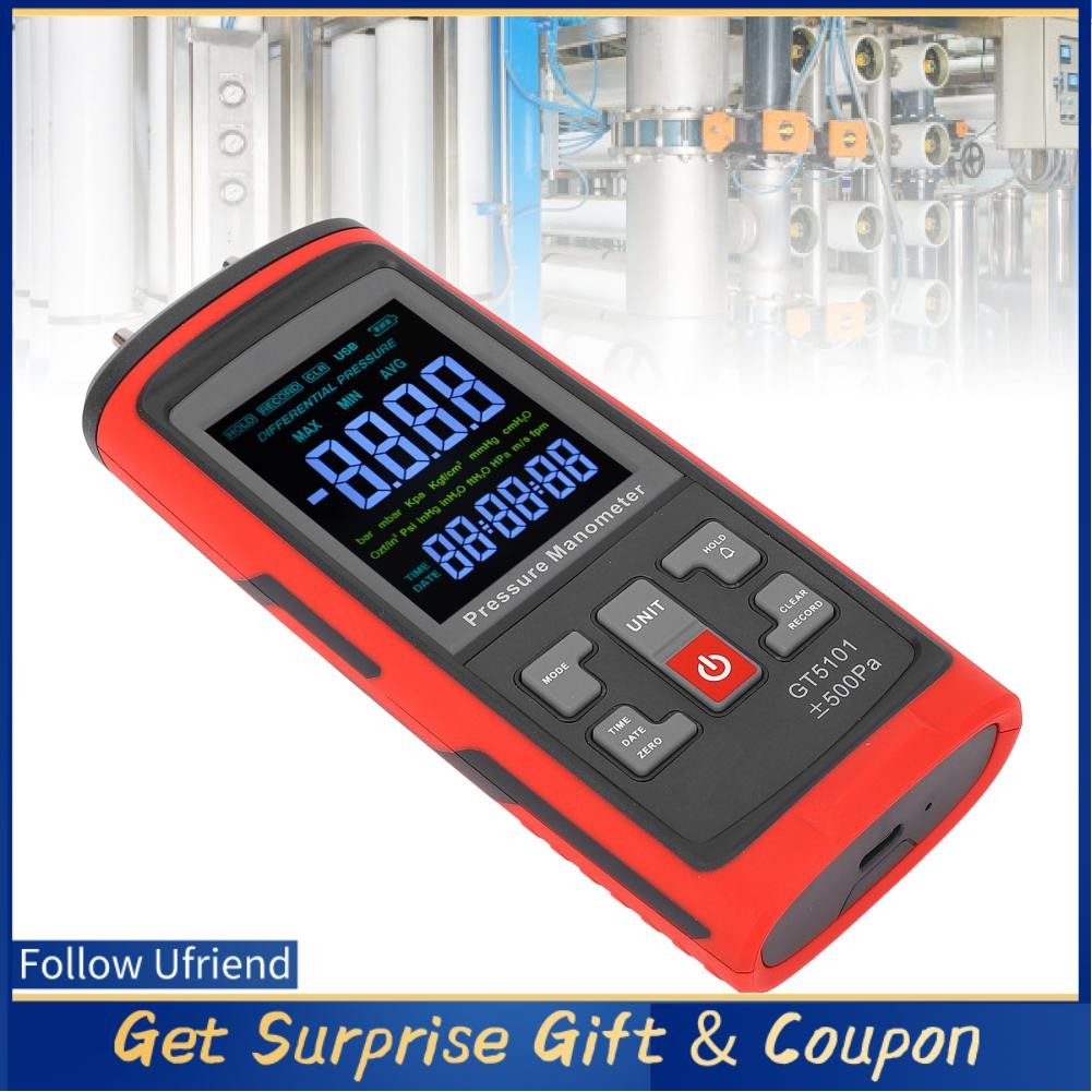 Ufriend Digital Manometer for Temperature and Pressure Measurement HVAC ...