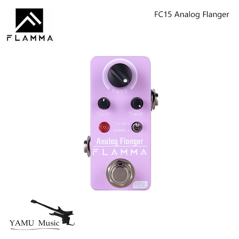 FLAMMA FC15 Analog Flanger Guitar Effects Pedal Normal and Filer Modes