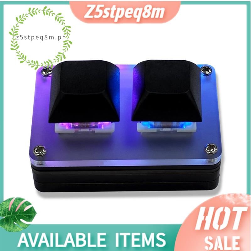 2-Key Mini Keyboard Copy and Paste Programmable Custom Gaming ...