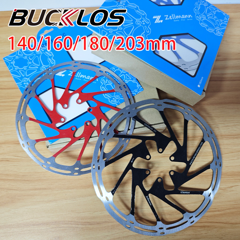 BUCKLOS Bike Rotor Disc 160mm MTB Rotors 140mm/180mm/203mm Centerline ...