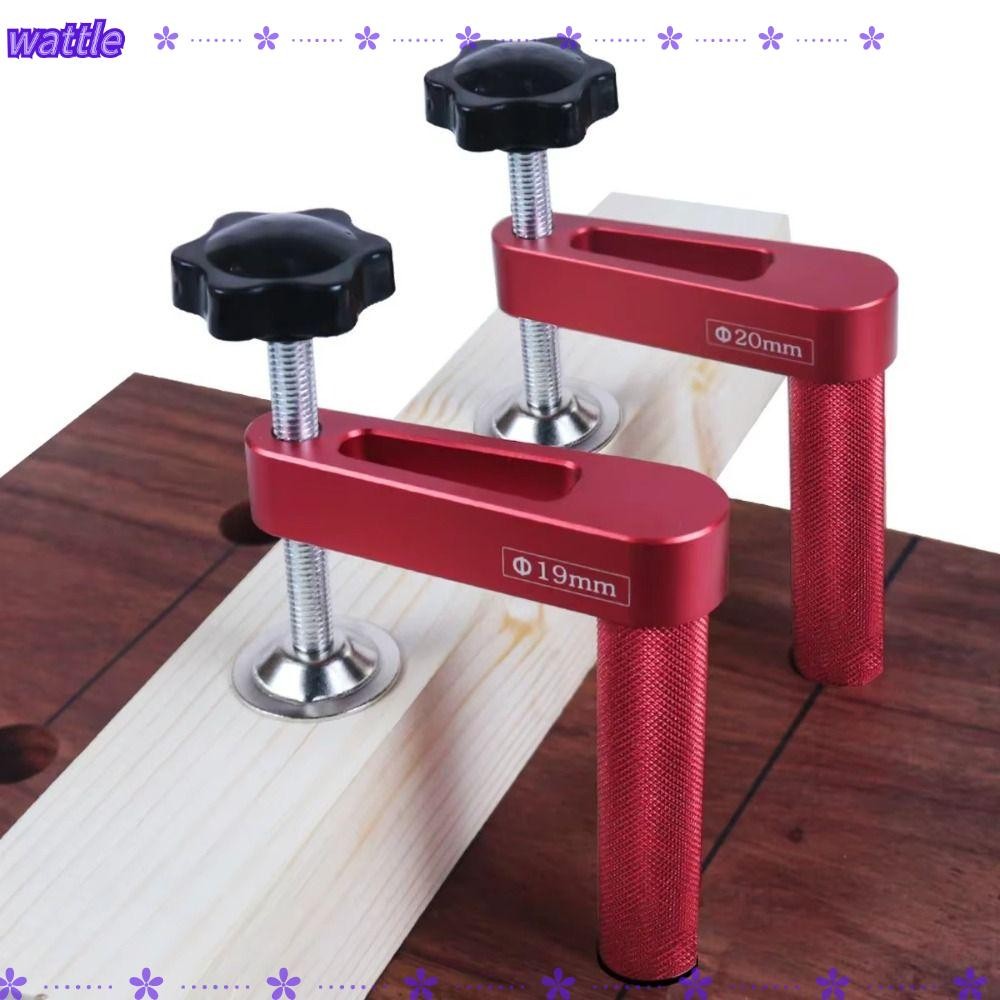WATTLE 1pc/2pcs Dog Hole Clamp, 19mm / 20mm Stop Bench Dog Clamp