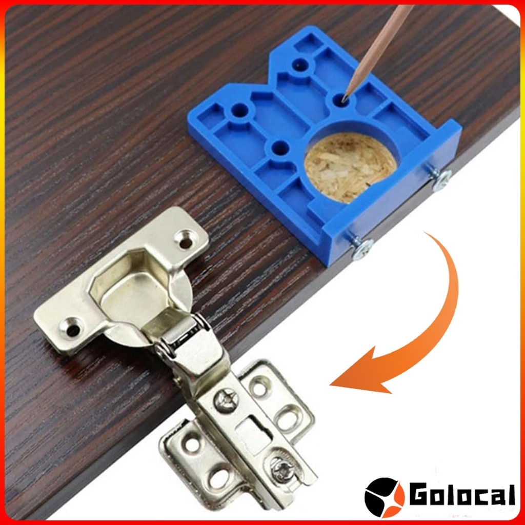 Woodworking Hole Drilling Guide Locator 35mm Hinge Boring - View #8
