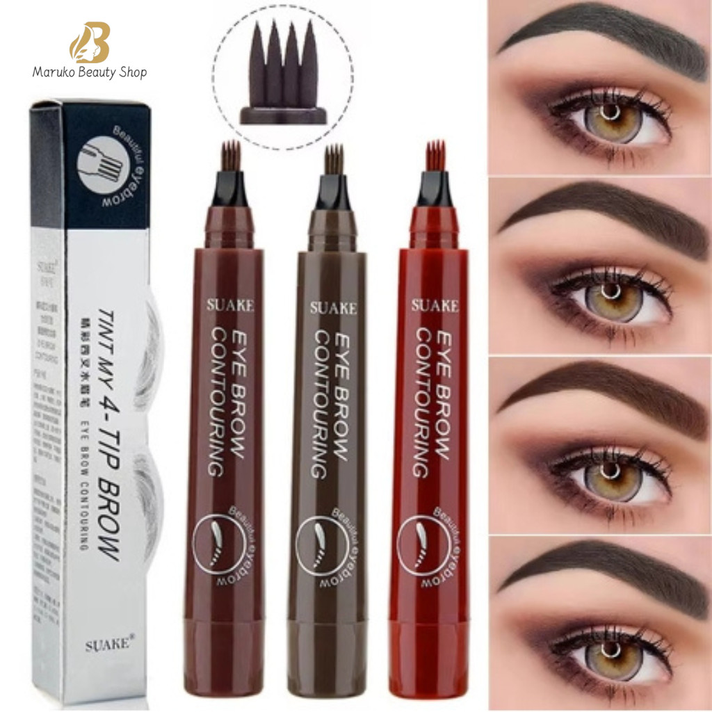 3D Microblading Eyebrow Pen Waterproof Fork Tip Eyebrow Tattoo Pencil ...