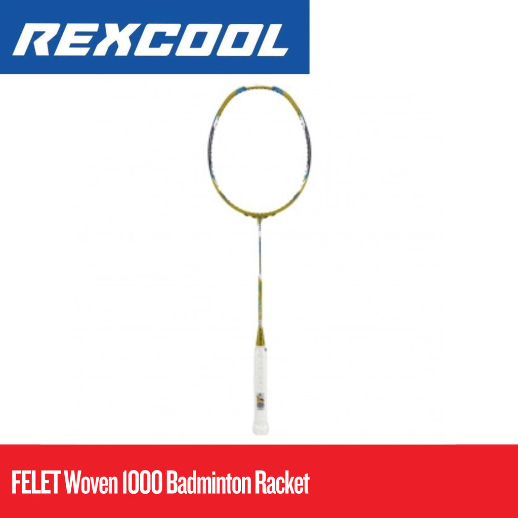 FELET Woven 1000 Badminton Racket | Shopee Philippines