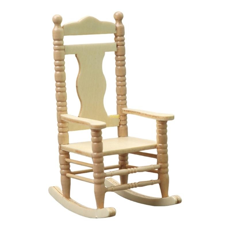 youn Vintage Display Rocking Chair Realistic Display Zakka Model for 1 ...