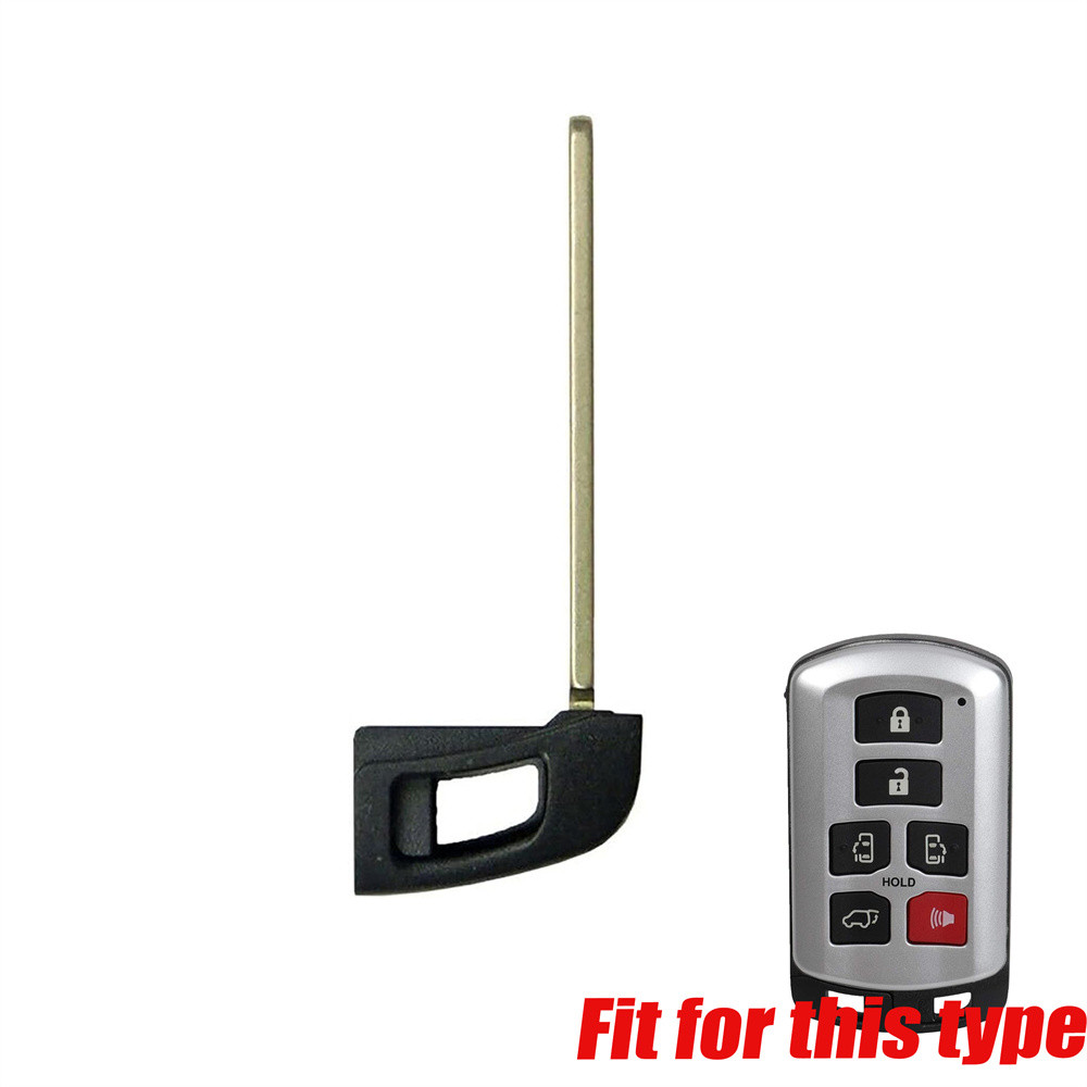 Smart Remote Car Fob Uncut Key Blade Insert For 11-18 Toyota Sienna ...