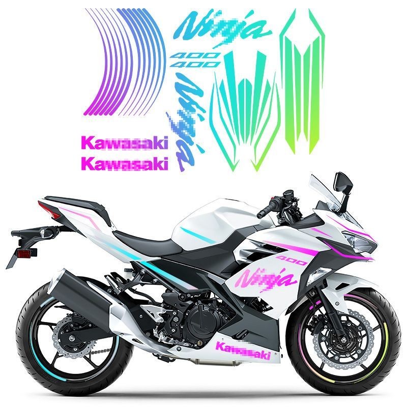 Kawasaki Ninja400 Modified Stickers for Entire Car Body Car Body ...