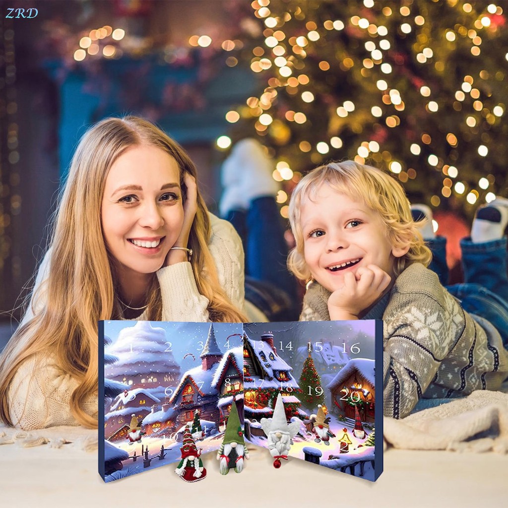 2024Christmas Elf Advent Calendar With Collectible Gnome Plush Dolls ...