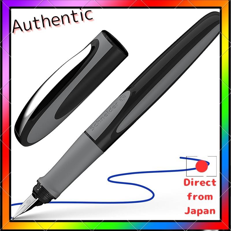 Schneider Ray Series Fountain Pen, Medium Nib, Black Ink, Black Onyx ...