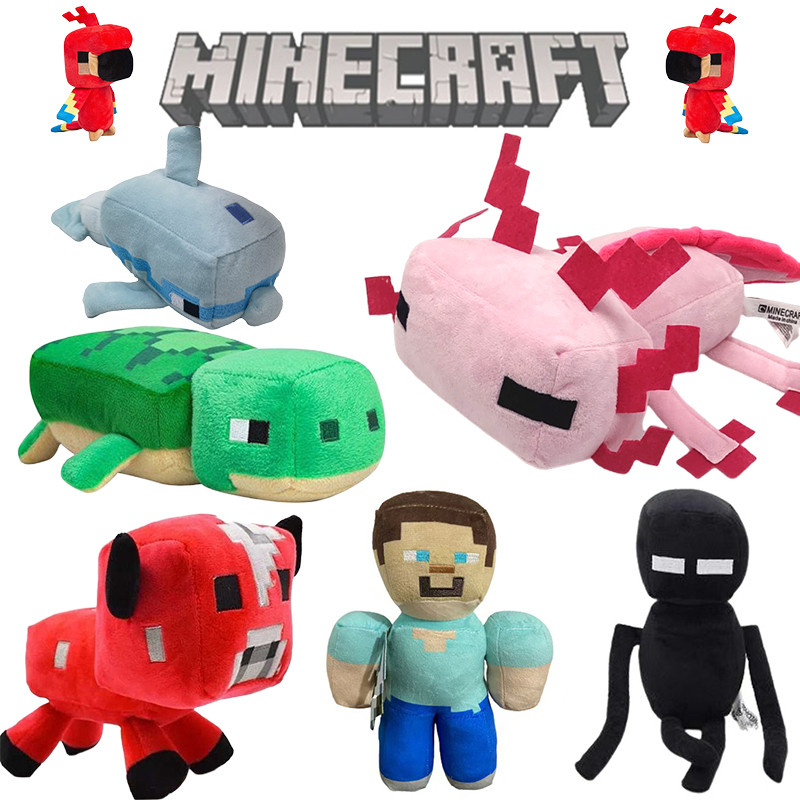 20cm Minecraft Stuffed Toys for Kids Gifts Game Minecraft 15cm Plush ...