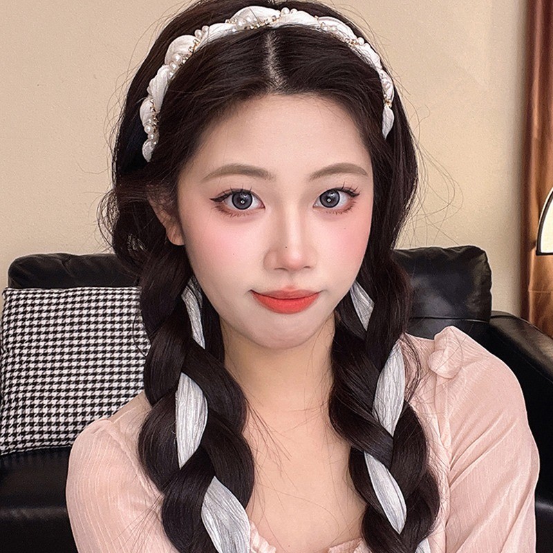 Retro Braided Headband Women 2025 New Style Streamer | Shopee Philippines