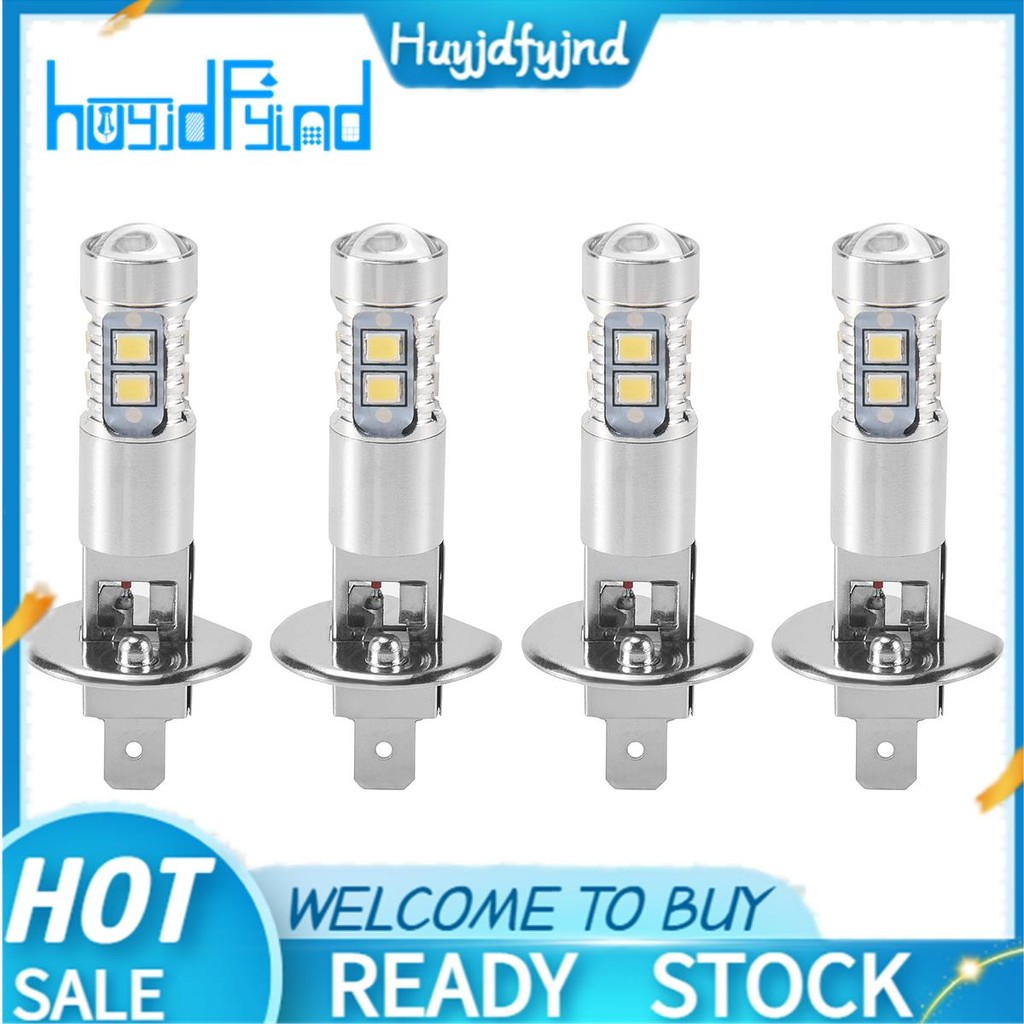 4PCS H1 LED Headlight Fog Driving Light Bulbs 6000K Super White 200W ...