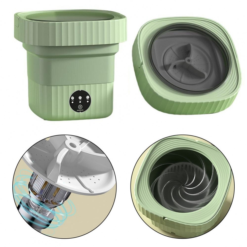 Portable 8L Laundry Machine Ideal for Camping RVs Dorms and Small