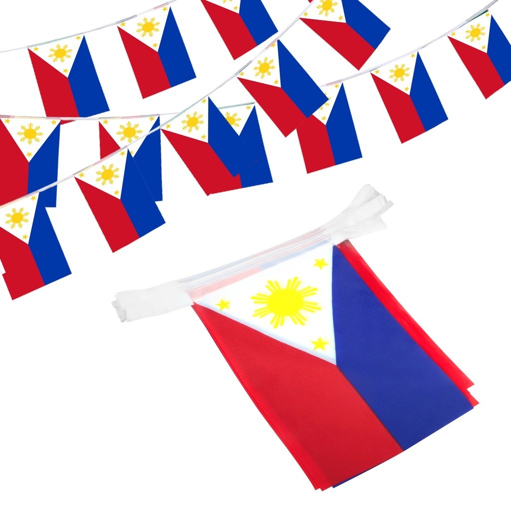 14 * 21cm Philippine string flag square fan flag | Shopee Philippines